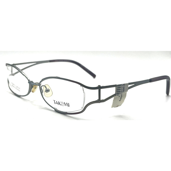 TAKUMI T9589 SLIVER/RED EYEGLASSES SUNGLASSES FRAMES 51-18-135 - Picture 2 of 4